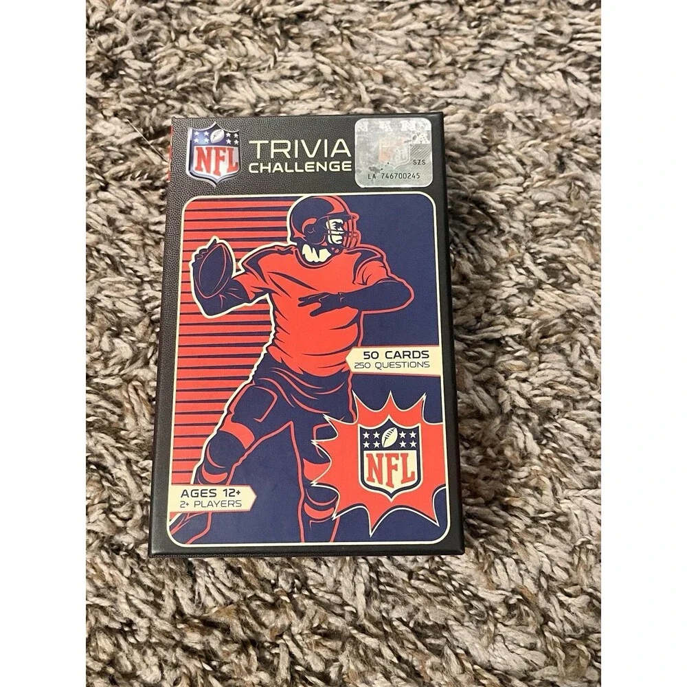 NFL Trivia Challenge - 50 Cards / 250 Questions